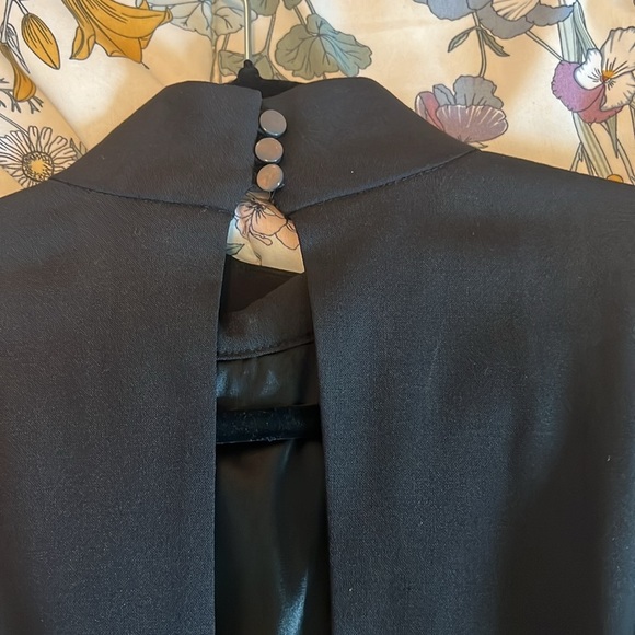 Club Monaco Mock Neck Wool Blend Dress - Picture 5 of 9